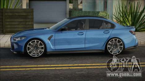 BMW M3 Competition G80 2021 Blue for GTA San Andreas