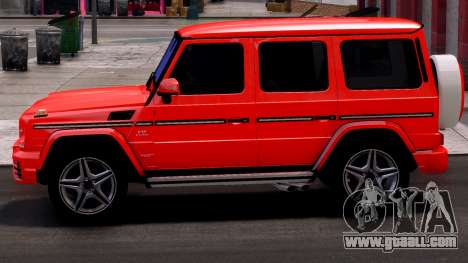 Mercedes-Benz G Class G65 AMG Red for GTA 4