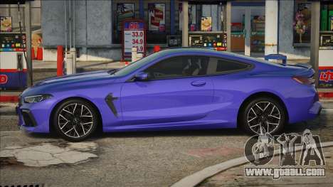 BMW M8 Competition Blue for GTA San Andreas