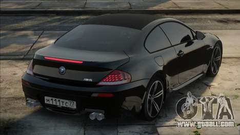 BMW M6 e63 Black for GTA San Andreas