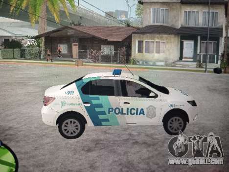 Renault Logan Police for GTA San Andreas