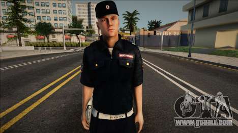 A traffic police sergeant in a summer uniform for GTA San Andreas