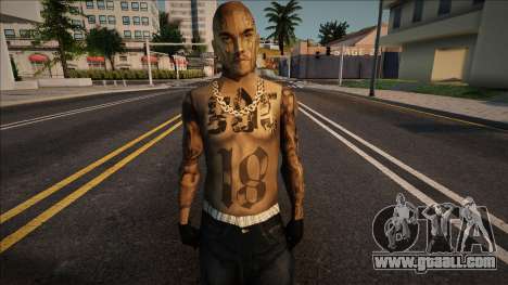 Barrio 18 Street Gang Man 3 for GTA San Andreas