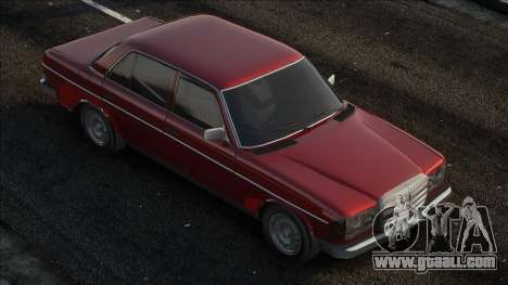 Mercedes-Benz W123 300D Red for GTA San Andreas