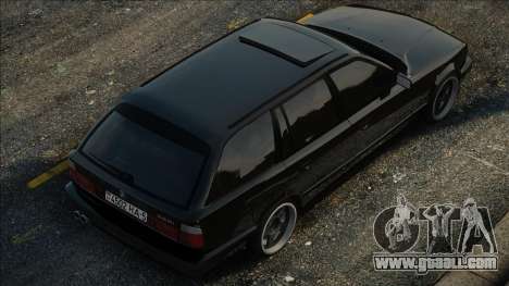 BMW e34 525i Touring 1996 Black for GTA San Andreas