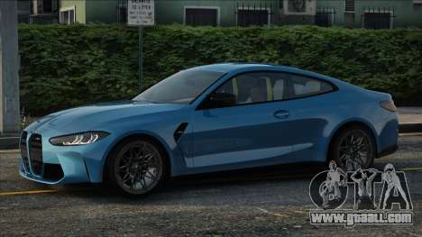 BMW M4 2020 Blue for GTA San Andreas