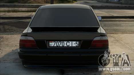 BMW E38 Black in stock for GTA San Andreas