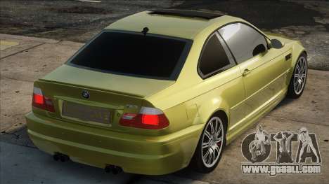 BMW M3 E46 Yellow for GTA San Andreas