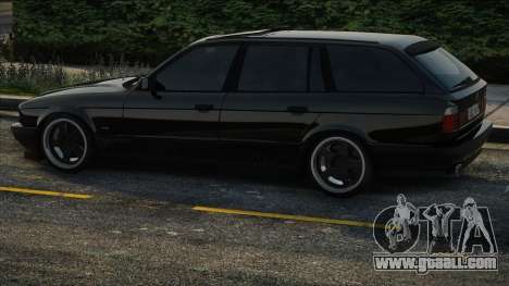 BMW e34 525i Touring 1996 Black for GTA San Andreas