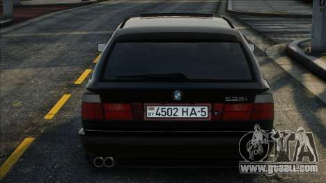 BMW e34 525i Touring 1996 Black for GTA San Andreas