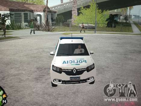 Renault Logan Police for GTA San Andreas