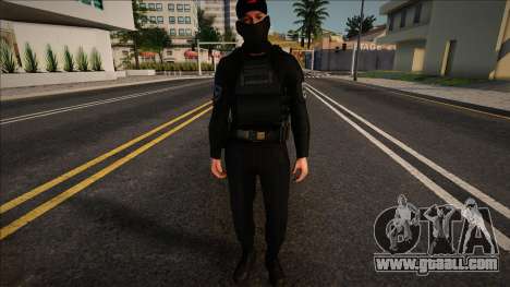 Police officer in uniform for GTA San Andreas