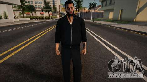 A man with a beard and scars for GTA San Andreas