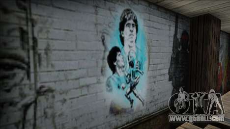 Mural Maradona for GTA San Andreas