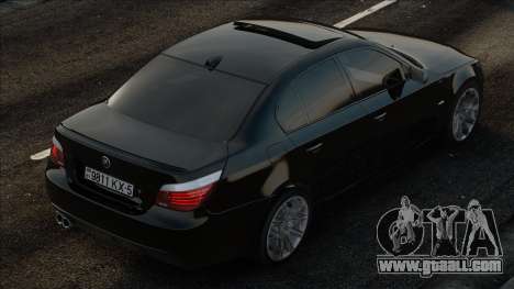 BMW e60 530i Black for GTA San Andreas