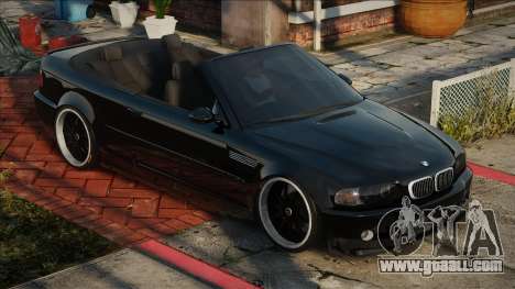 BMW M3 E46 Cabrio Blek for GTA San Andreas