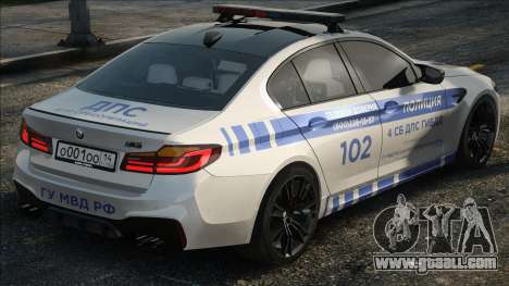 BMW M5 F90 - Police Traffic Police for GTA San Andreas