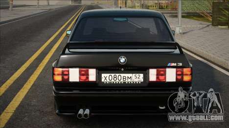 1991 BMW M3 E30 Black for GTA San Andreas