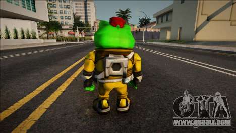 Star Fox Skin - Slippy for GTA San Andreas