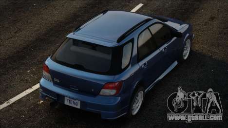 Subaru Impreza Wagon Blue for GTA San Andreas