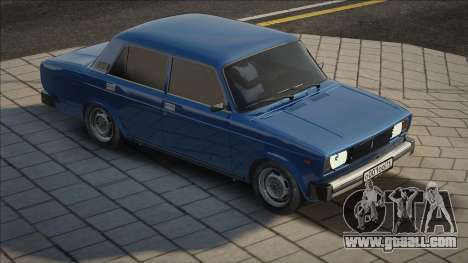 VAZ 2107 Blue Stock for GTA San Andreas