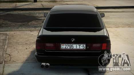 BMW E34 535i Black for GTA San Andreas