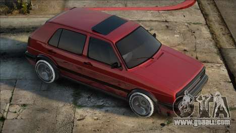 Volkswagen Golf 2 RED for GTA San Andreas