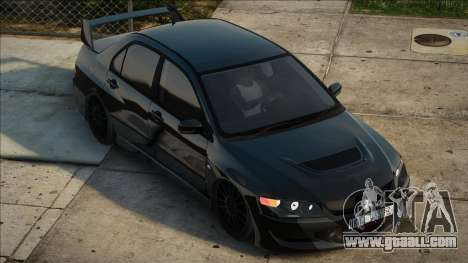 Mitsubishi Lancer Evolution IX Blek for GTA San Andreas