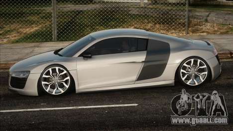 Audi R8 2013 Silver for GTA San Andreas