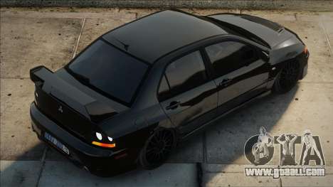 Mitsubishi Lancer Evolution IX Blek for GTA San Andreas