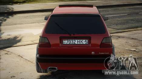 Volkswagen Golf 2 RED for GTA San Andreas