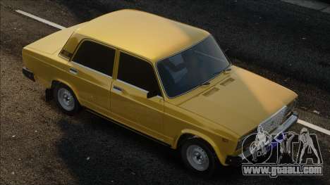 VAZ 2107 Yellow in stock for GTA San Andreas