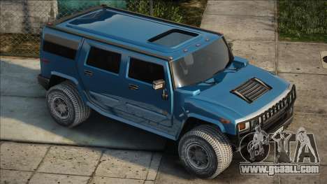 Hummer H2 Blue for GTA San Andreas