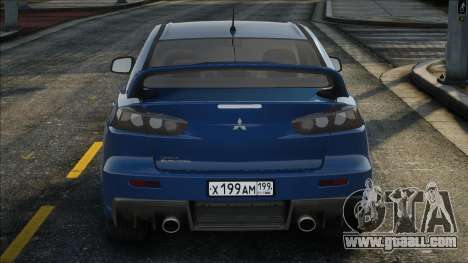 Mitsubishi Lancer Evolution Blu for GTA San Andreas