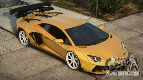 Lamborghini Aventador LP700-4 Yellow Stock for GTA San Andreas