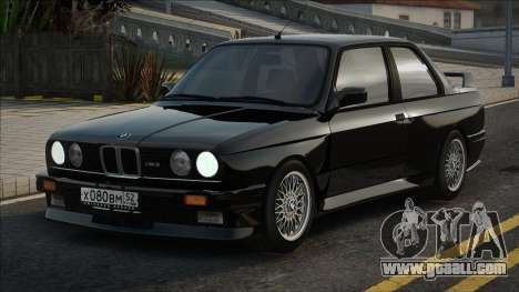 1991 BMW M3 E30 Black for GTA San Andreas