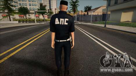 A traffic police sergeant in a summer uniform for GTA San Andreas