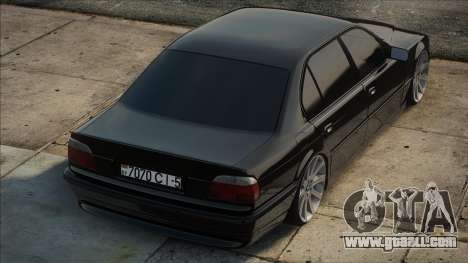 BMW E38 Black in stock for GTA San Andreas