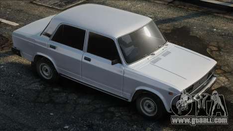 VAZ 2105 White in stock for GTA San Andreas