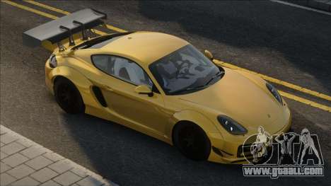 Porsche Cayman GTS 2015 Yellow for GTA San Andreas