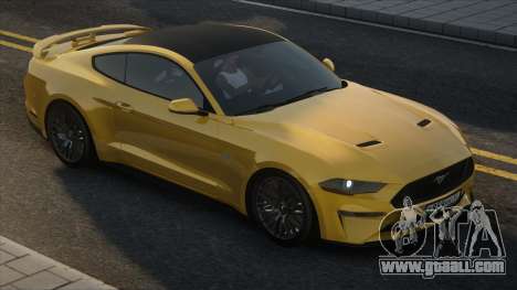 2018 Ford Mustang GT [Yellow] for GTA San Andreas