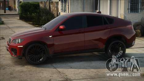 BMW X6 50i Red for GTA San Andreas