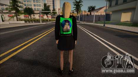 Girl in Halloween makeup for GTA San Andreas