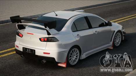 Mitsubishi Lancer Evolution 10 White for GTA San Andreas