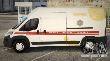 Fiat Ducato Ukrainian Ambulance for GTA San Andreas