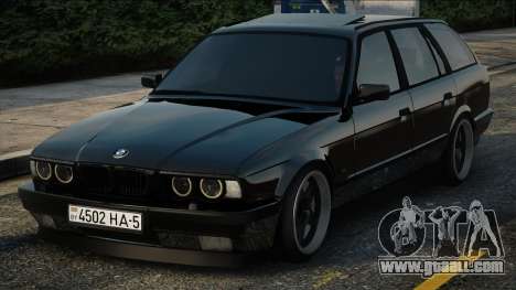 BMW e34 525i Touring 1996 Black for GTA San Andreas