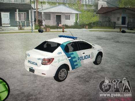 Renault Logan Police for GTA San Andreas