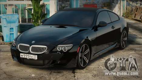 BMW M6 e63 Black for GTA San Andreas