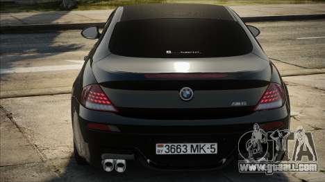 BMW M6 Black Coupe for GTA San Andreas