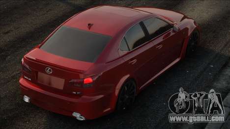 Lexus IS-F Red for GTA San Andreas